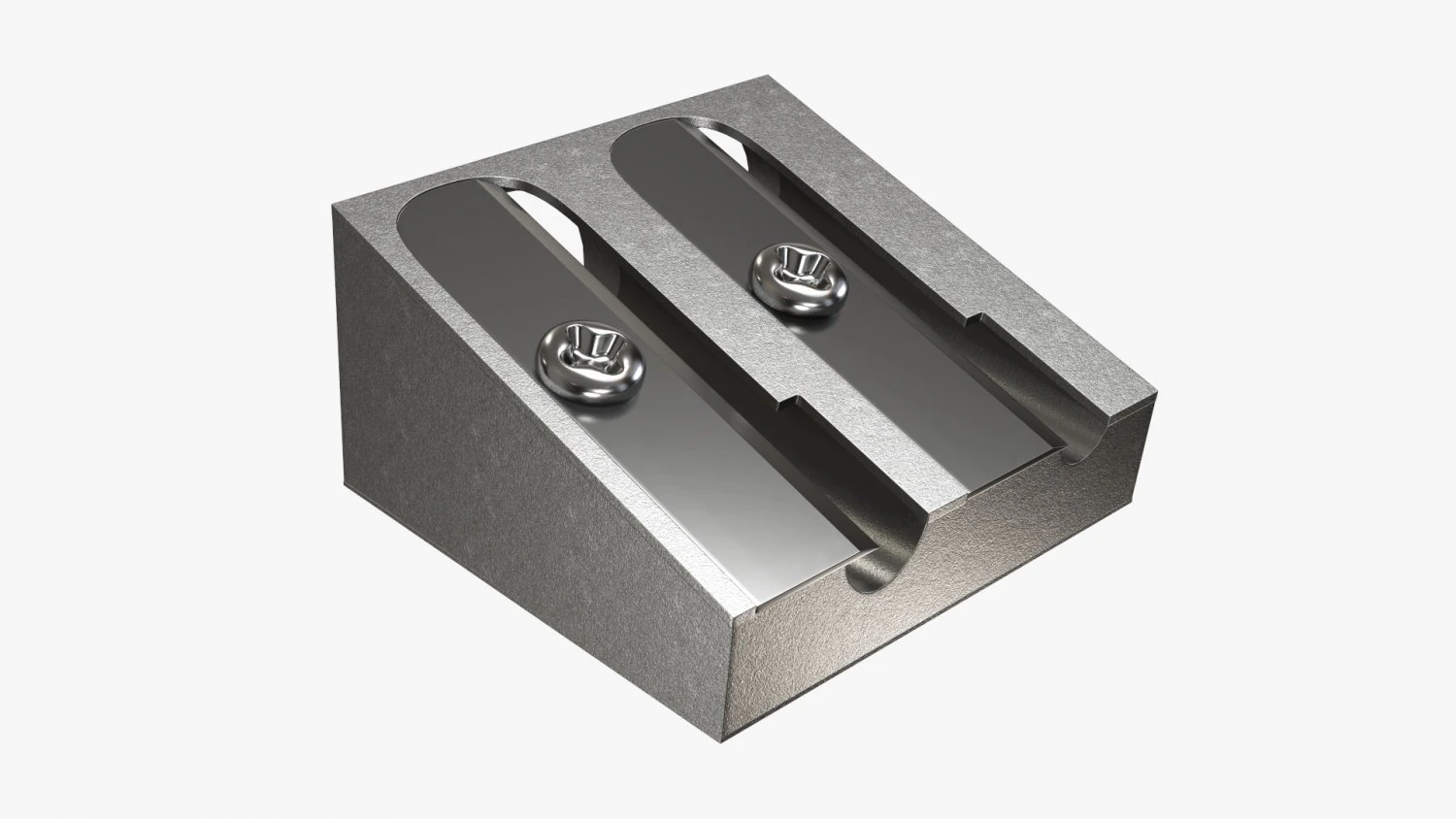 Double metal pencil sharpener 3D Model .c4d .max .obj .3ds .fbx .stl .blend 