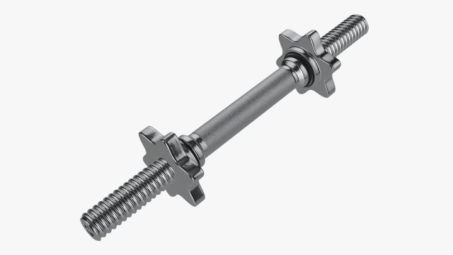 Dumbbell handle 3D-Modell .c4d .max .obj .3ds .fbx .stl .blend 