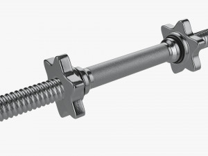 Dumbbell handle 3D-Modell