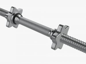 Dumbbell handle 3D-Modell