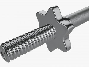 Dumbbell handle 3D-Modell