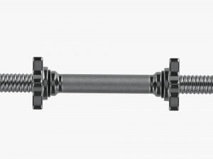 Dumbbell handle 3D-Modell
