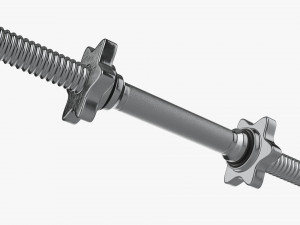 Dumbbell handle 3D-Modell
