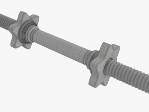 Dumbbell handle 3D-Modell