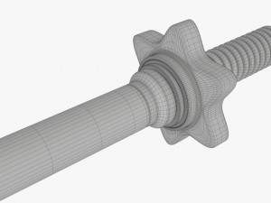 Dumbbell handle 3D-Modell