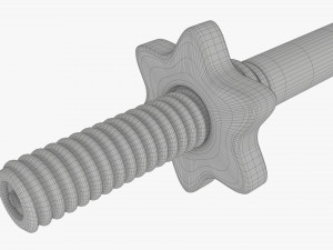 Dumbbell handle 3D-Modell