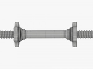 Dumbbell handle 3D-Modell
