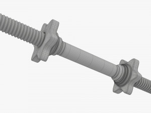 Dumbbell handle 3D-Modell