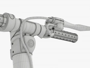 Monopattino elettrico 01 Modello 3D