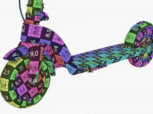 Monopattino elettrico 01 Modello 3D