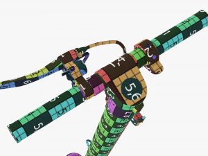 Monopattino elettrico 01 Modello 3D