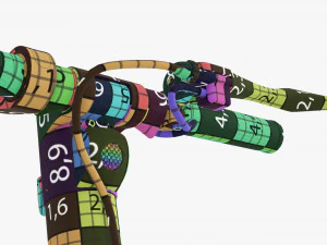 Monopattino elettrico 01 Modello 3D