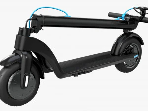 Scooter elettrico 01 piegato Modello 3D
