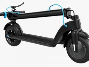 Electric scooter 01 folded Modelo 3D