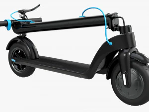 Scooter elettrico 01 piegato Modello 3D