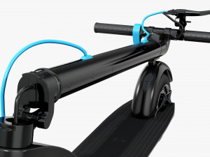 Electric scooter 01 folded Modelo 3D