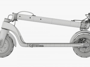 Electric scooter 01 folded Modelo 3D