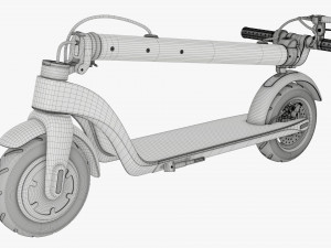 Electric scooter 01 folded Modelo 3D