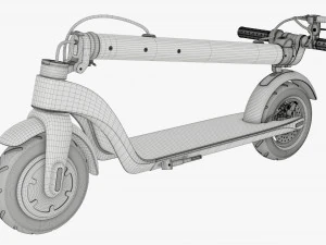 Scooter elettrico 01 piegato Modello 3D