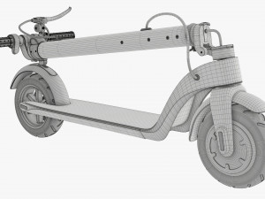 Electric scooter 01 folded Modelo 3D
