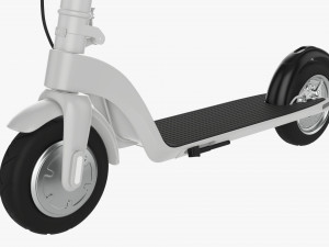 Electric scooter 01 white Modelo 3D