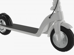 Electric scooter 01 white Modelo 3D