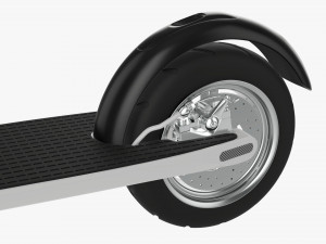 Electric scooter 01 white Modelo 3D