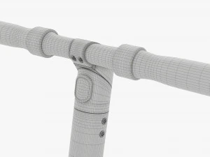 Electric scooter 02 3D Model