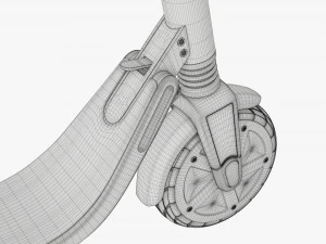 Electric scooter 02 3D Model