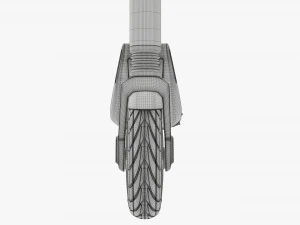 Electric scooter 02 3D Model