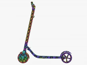 Electric scooter 02 3D Model