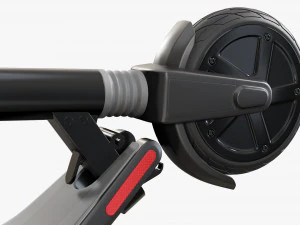 Electric scooter 02 folded 3D Model