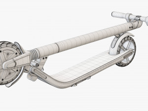Electric scooter 02 folded Modelo 3D