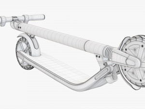 Electric scooter 02 folded Modelo 3D