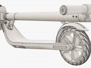 Electric scooter 02 folded Modelo 3D