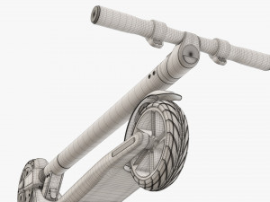 Electric scooter 02 folded Modelo 3D