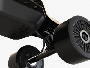 Skateboard elettrico 01 Modello 3D