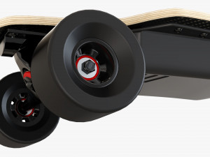 Electric skateboard 01 Modelo 3D