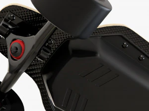 Skateboard elettrico 01 Modello 3D