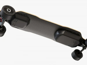 Skateboard elettrico 01 Modello 3D