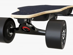 Skateboard elettrico 01 Modello 3D
