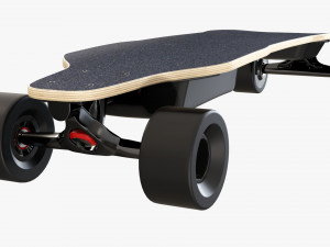 Electric skateboard 01 Modelo 3D
