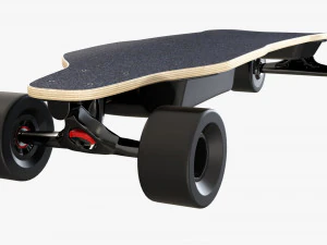 Skateboard elettrico 01 Modello 3D