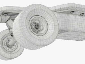 Electric skateboard 01 Modelo 3D