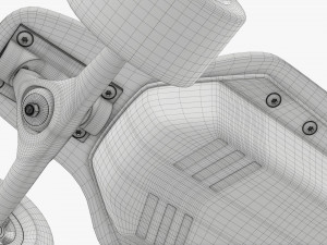 Electric skateboard 01 Modelo 3D