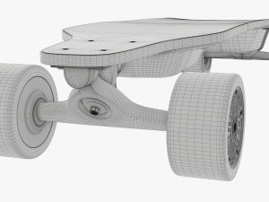 Electric skateboard 01 Modelo 3D