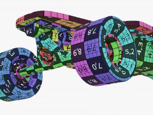 Skateboard elettrico 01 Modello 3D