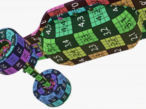 Skateboard elettrico 01 Modello 3D