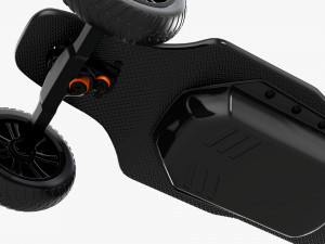 Electric skateboard 02 Modelo 3D