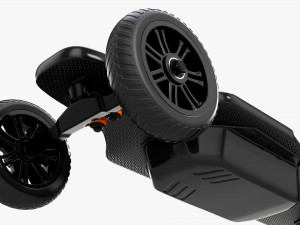 Electric skateboard 02 Modelo 3D